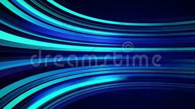 光纤网络蓝彩色线路